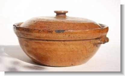 VERWOOD CASSEROLE POT c.1900