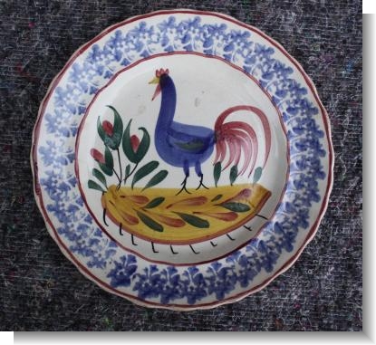 LLANELLI COCKREL PLATE