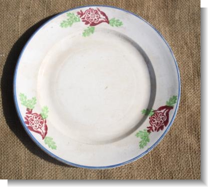 IRISH SPONGEWARE DINNER PLATE