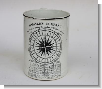 DIXON & Co MARINERS COMPASS signed FROG MUG