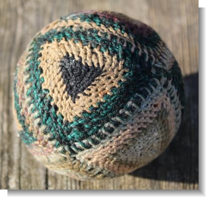 WONDERFUL KNITTED BALL. early 19th Century