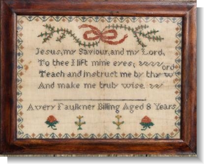 AVERY FAULKNER, Billing AGED 8 1825