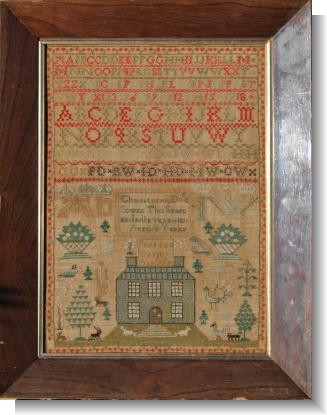 CHRISTAIN DOD Aged 8 1811 Interesting Scottish sampler