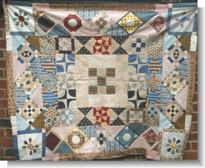 INTERESTING ENGLISH PATCH WORK QUILT